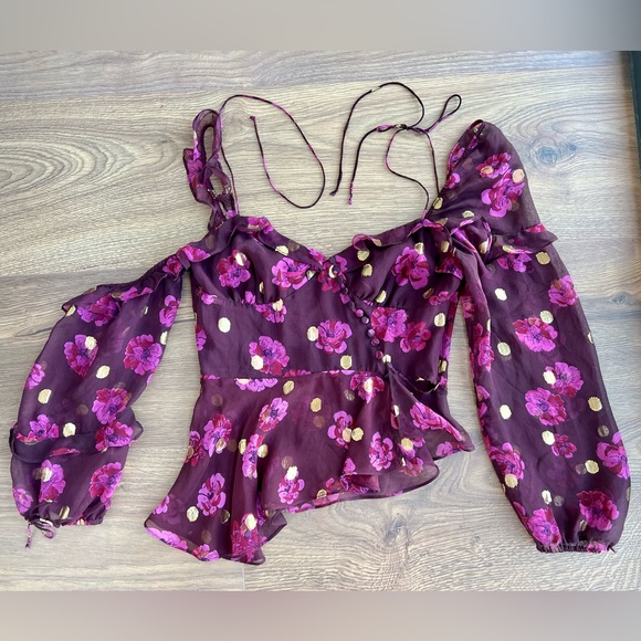 For Love and Lemons | asymmetrical top - Picture 3 of 10